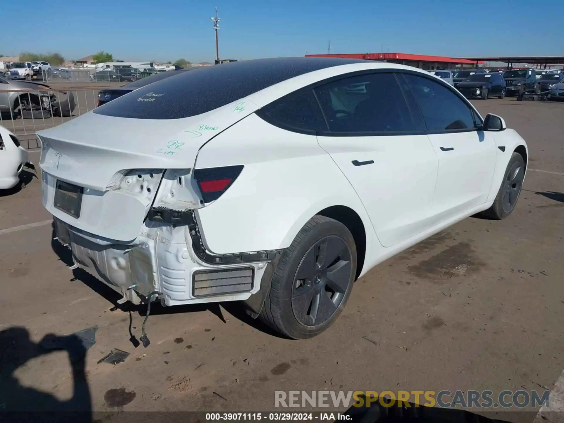 4 Photograph of a damaged car 5YJ3E1EA0PF411903 TESLA MODEL 3 2023