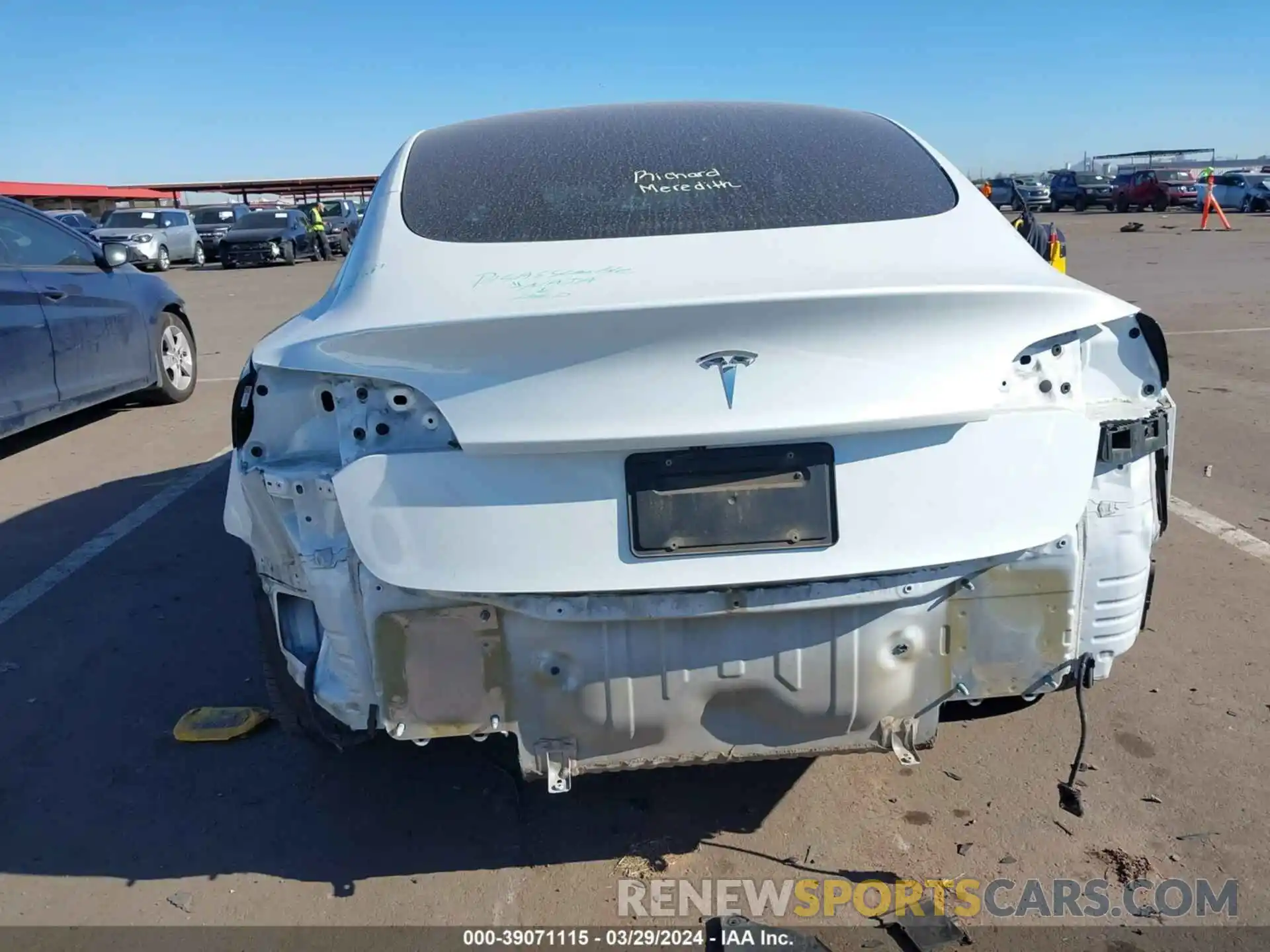 6 Photograph of a damaged car 5YJ3E1EA0PF411903 TESLA MODEL 3 2023