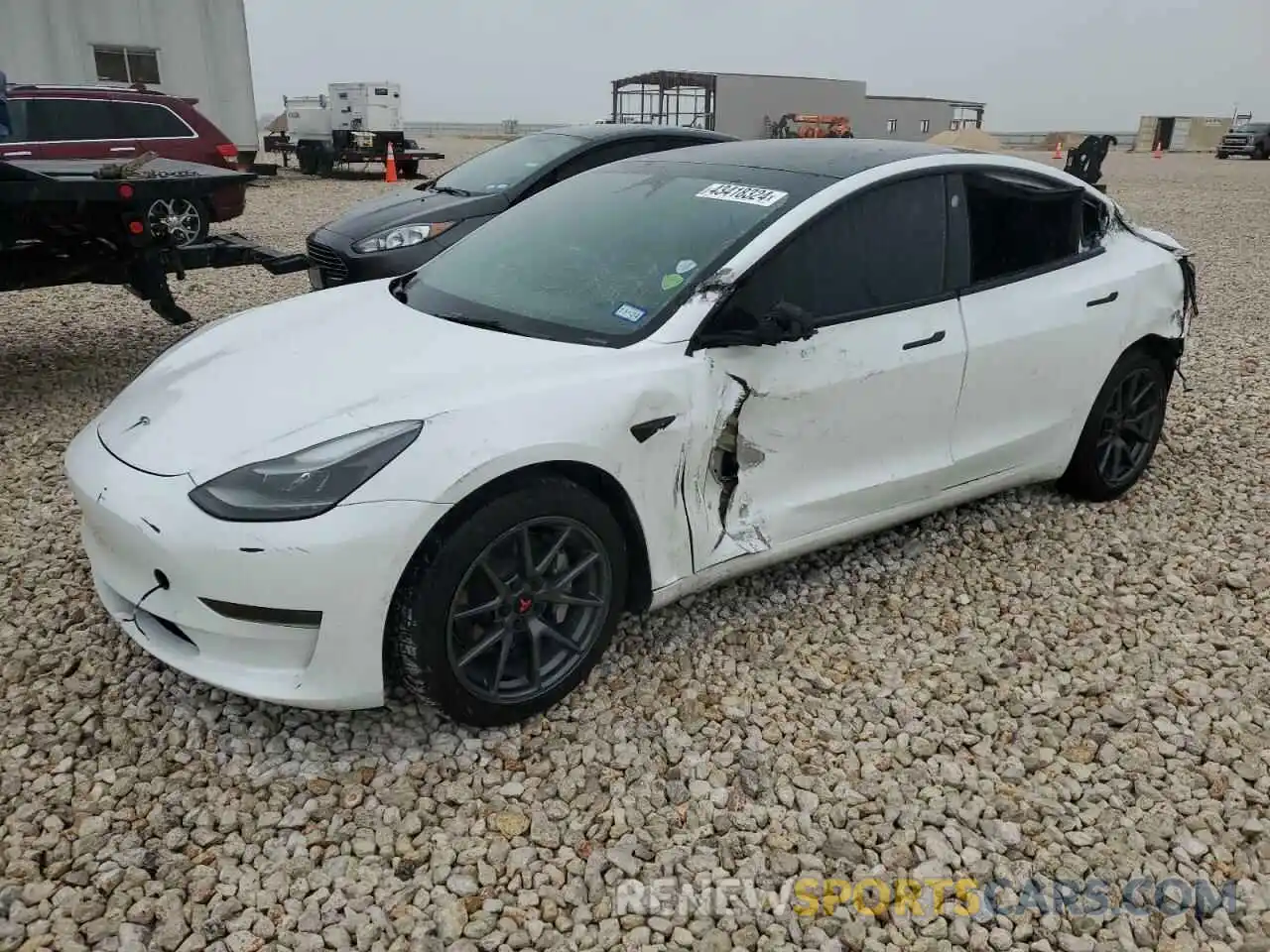 1 Photograph of a damaged car 5YJ3E1EA0PF419886 TESLA MODEL 3 2023