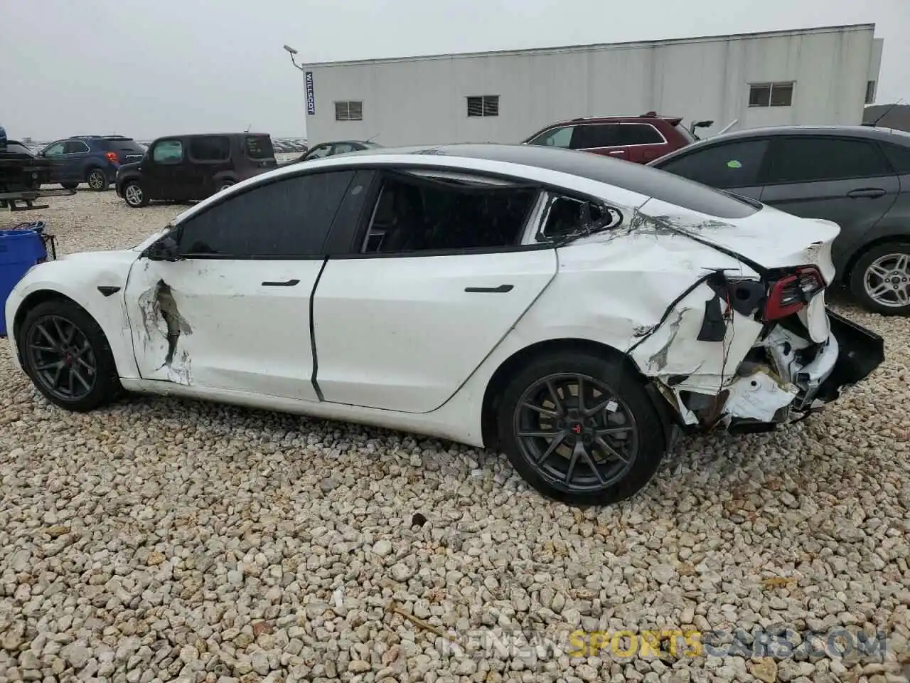 2 Photograph of a damaged car 5YJ3E1EA0PF419886 TESLA MODEL 3 2023