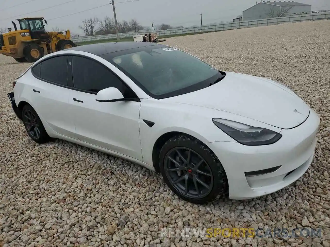 4 Фотография поврежденного автомобиля 5YJ3E1EA0PF419886 TESLA MODEL 3 2023