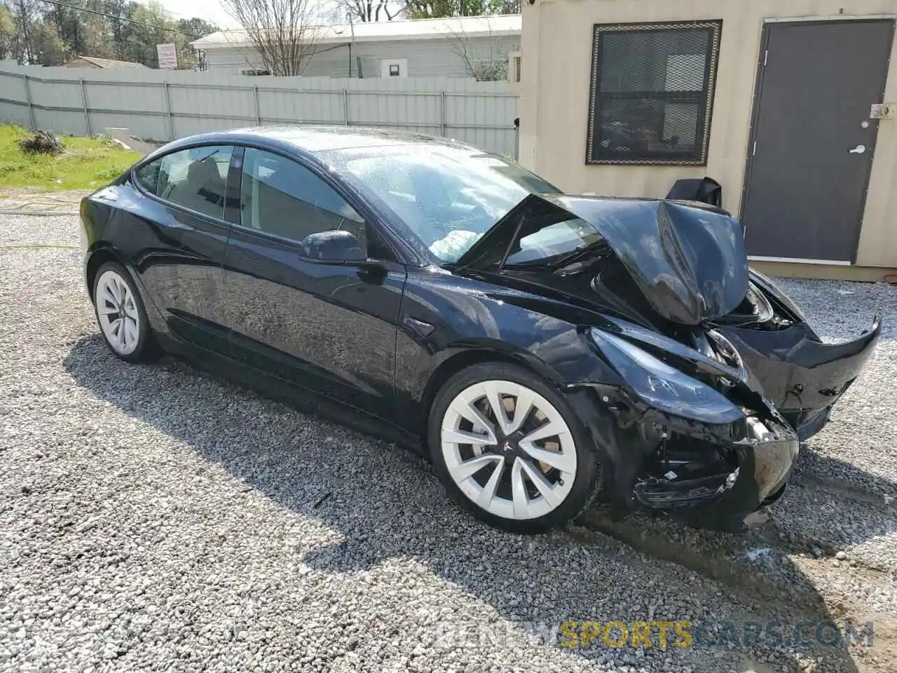 4 Фотография поврежденного автомобиля 5YJ3E1EA0PF448787 TESLA MODEL 3 2023