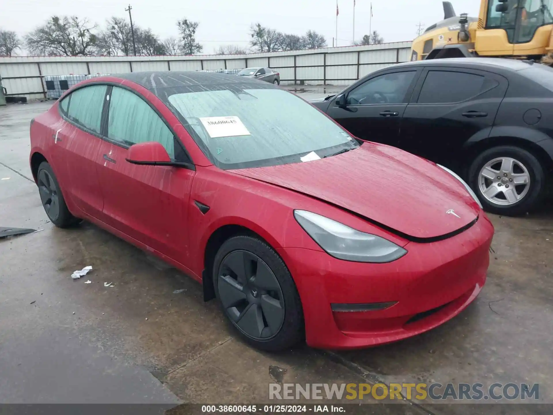 1 Photograph of a damaged car 5YJ3E1EA0PF490327 TESLA MODEL 3 2023