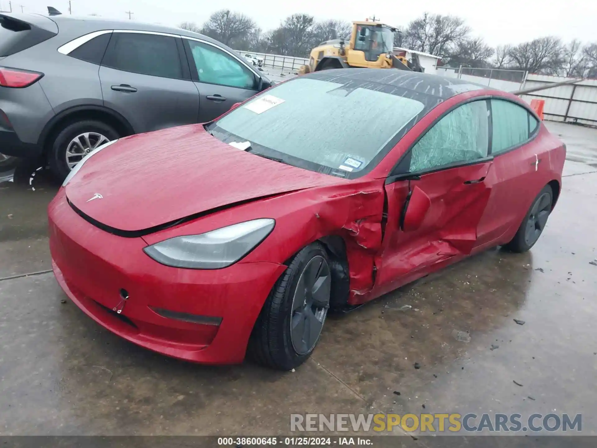 2 Photograph of a damaged car 5YJ3E1EA0PF490327 TESLA MODEL 3 2023