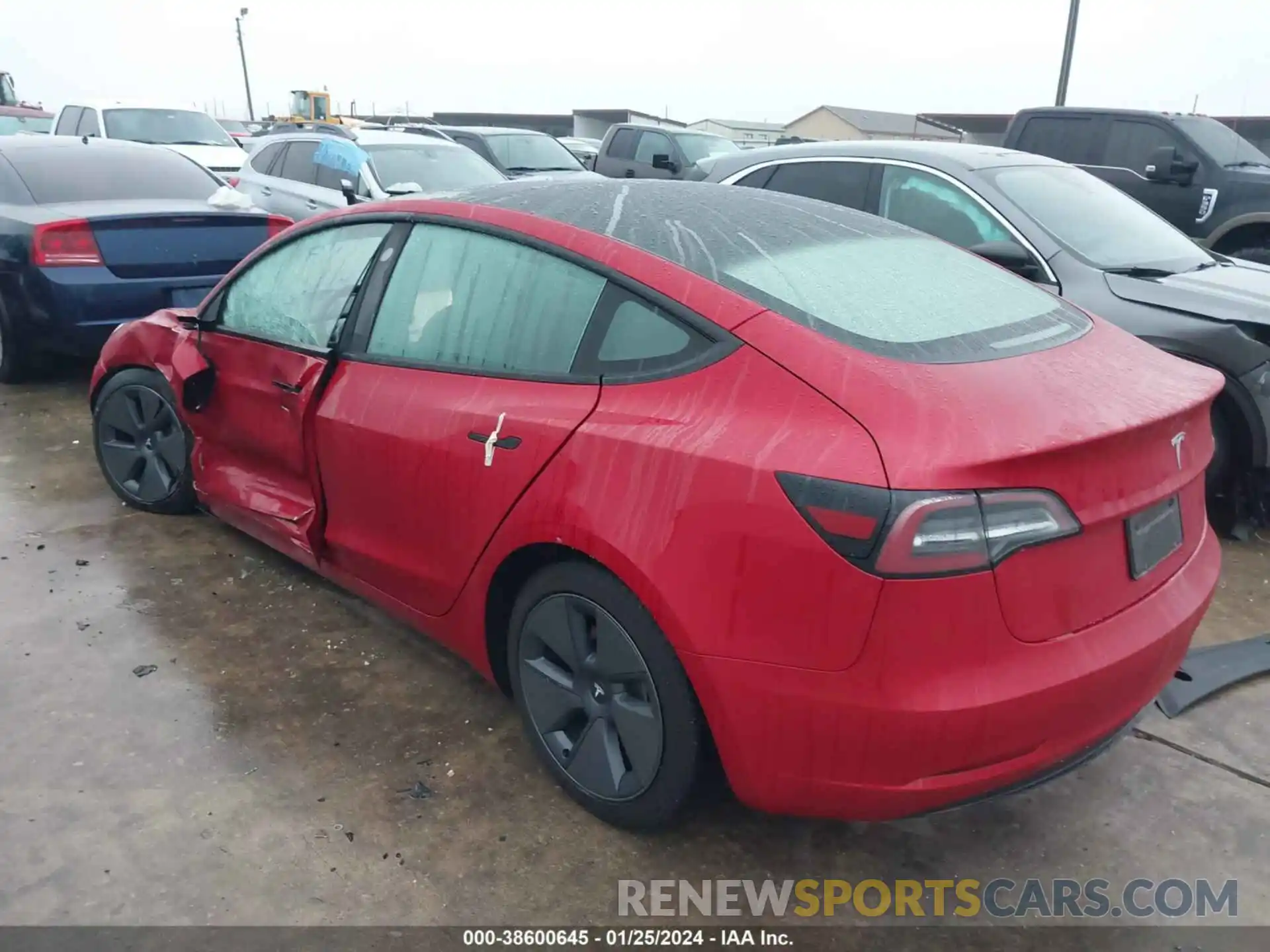 3 Photograph of a damaged car 5YJ3E1EA0PF490327 TESLA MODEL 3 2023