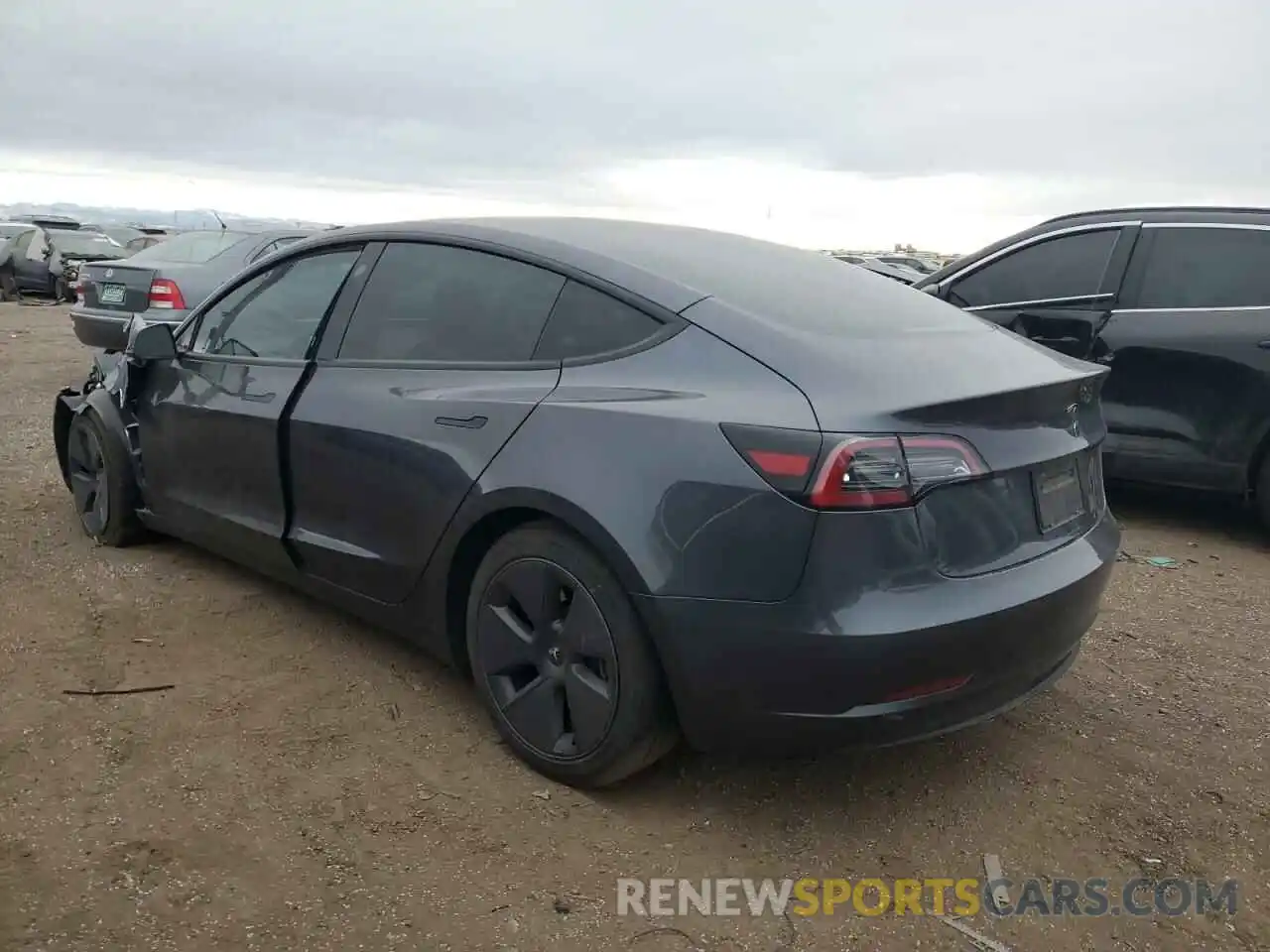 2 Photograph of a damaged car 5YJ3E1EA0PF586944 TESLA MODEL 3 2023