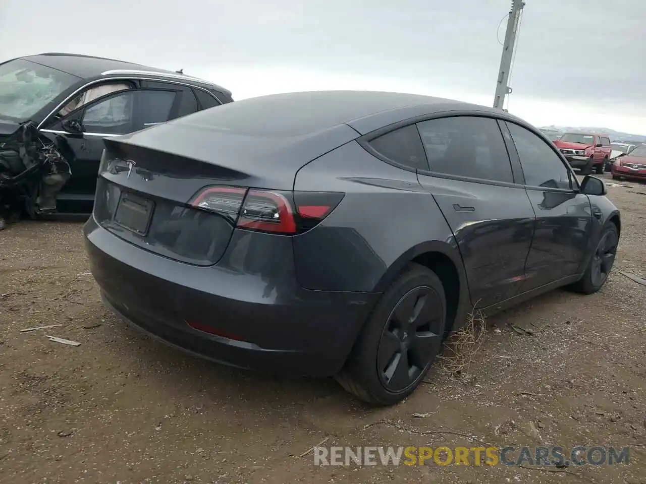 3 Photograph of a damaged car 5YJ3E1EA0PF586944 TESLA MODEL 3 2023