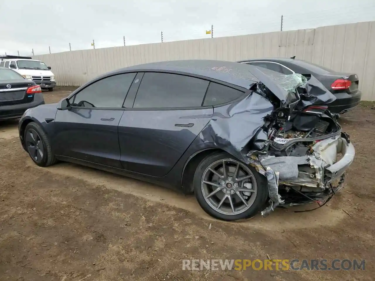 2 Photograph of a damaged car 5YJ3E1EA0PF664011 TESLA MODEL 3 2023