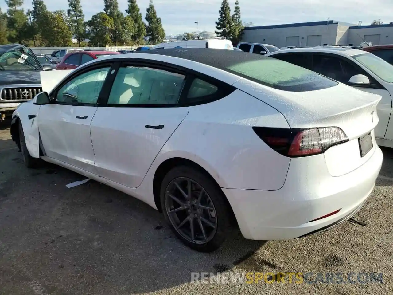 2 Photograph of a damaged car 5YJ3E1EA1PF400831 TESLA MODEL 3 2023