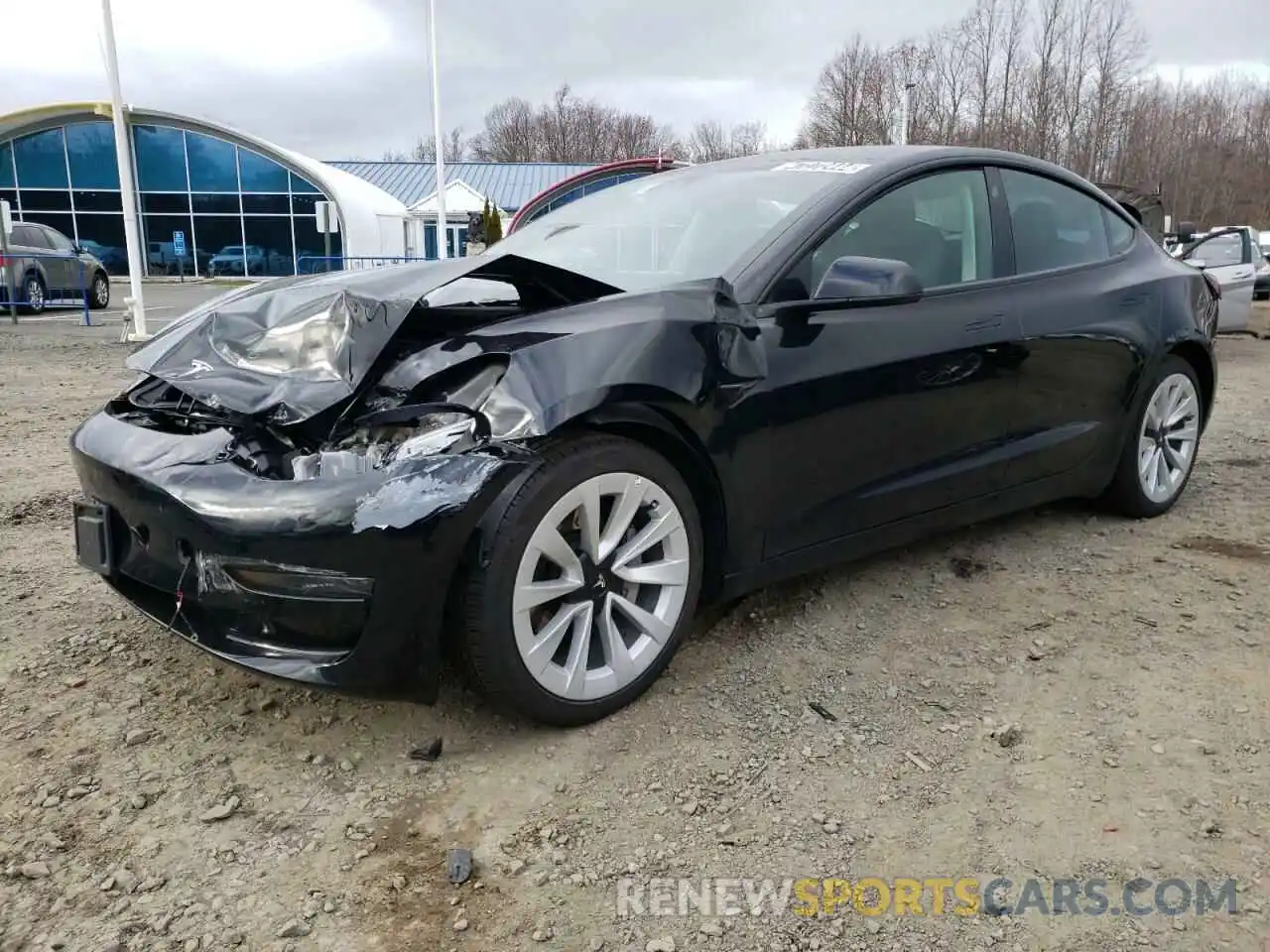 1 Photograph of a damaged car 5YJ3E1EA1PF438060 TESLA MODEL 3 2023