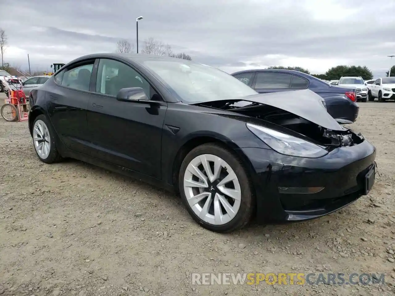 4 Фотография поврежденного автомобиля 5YJ3E1EA1PF438060 TESLA MODEL 3 2023