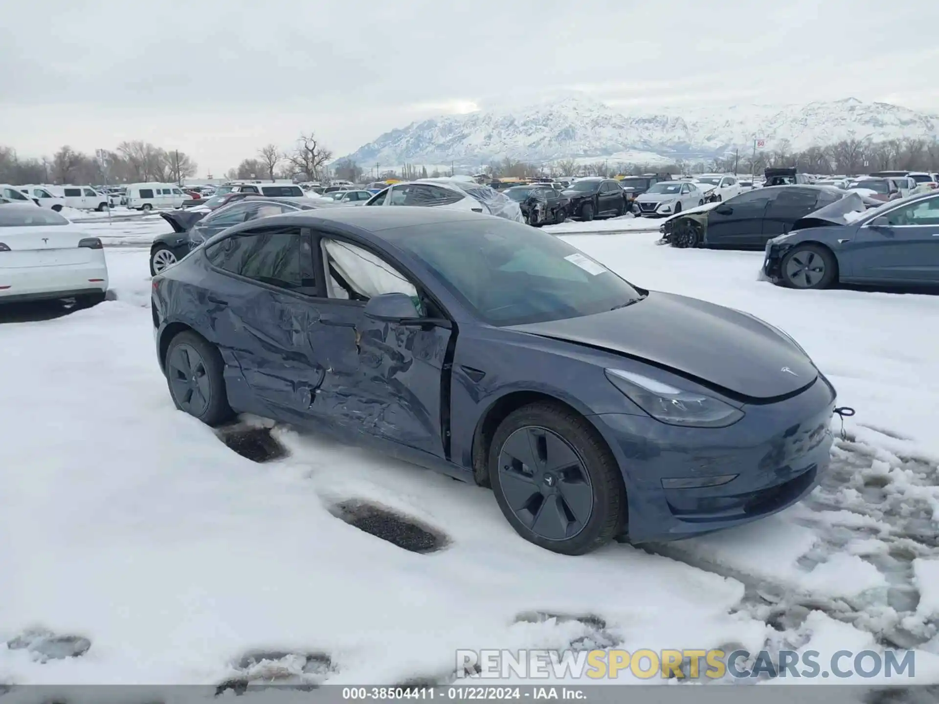 1 Фотография поврежденного автомобиля 5YJ3E1EA1PF551992 TESLA MODEL 3 2023