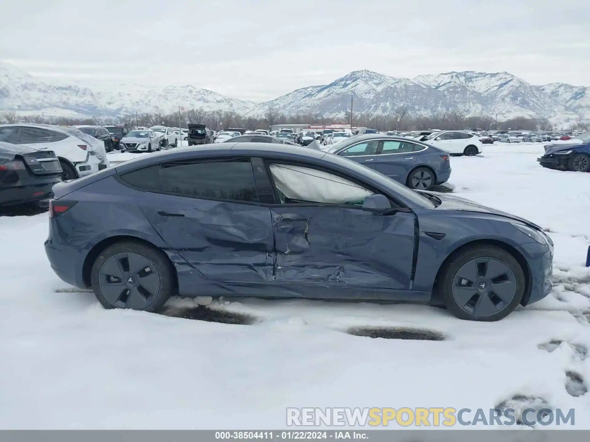 12 Photograph of a damaged car 5YJ3E1EA1PF551992 TESLA MODEL 3 2023