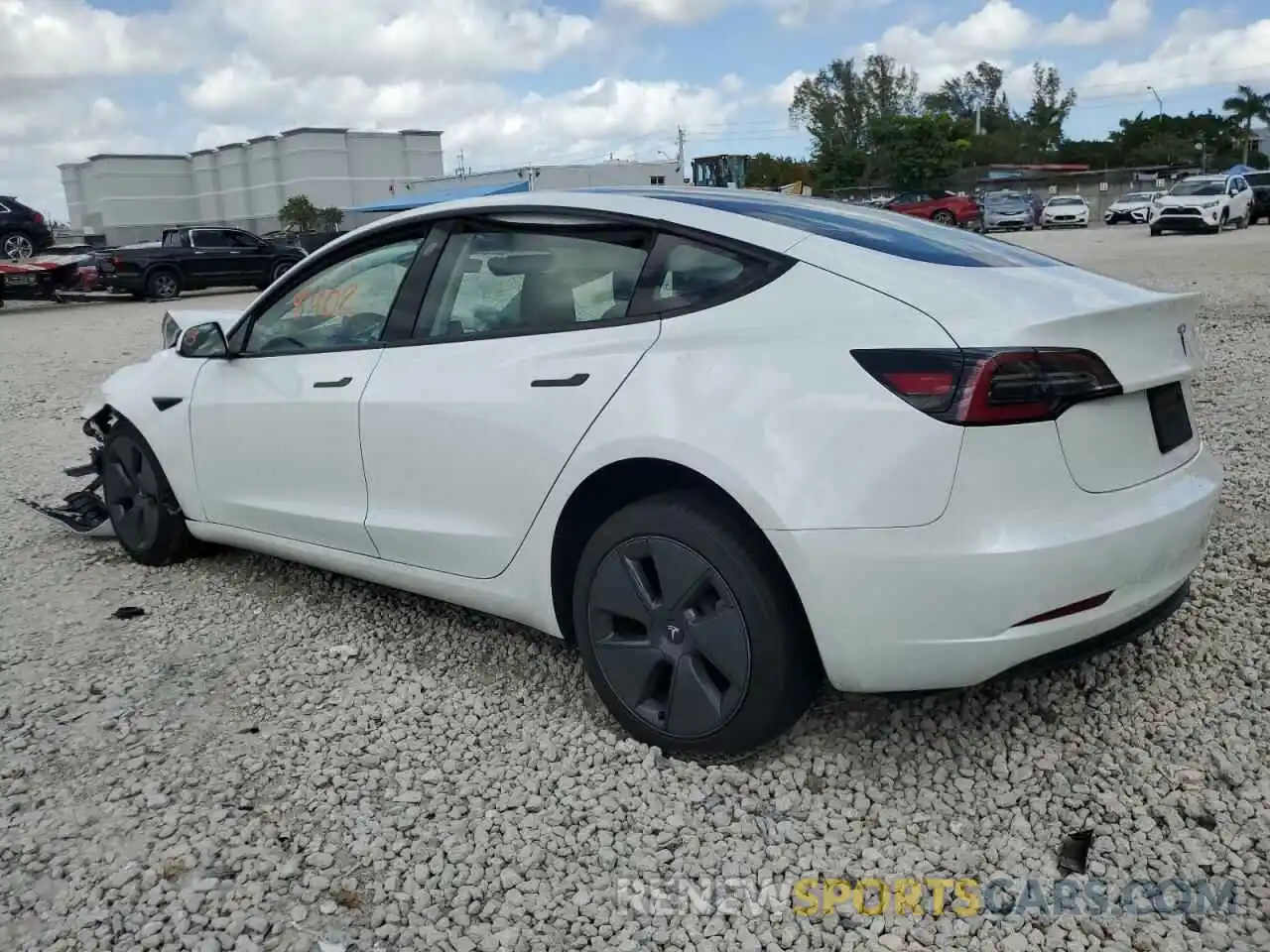 2 Photograph of a damaged car 5YJ3E1EA1PF558778 TESLA MODEL 3 2023