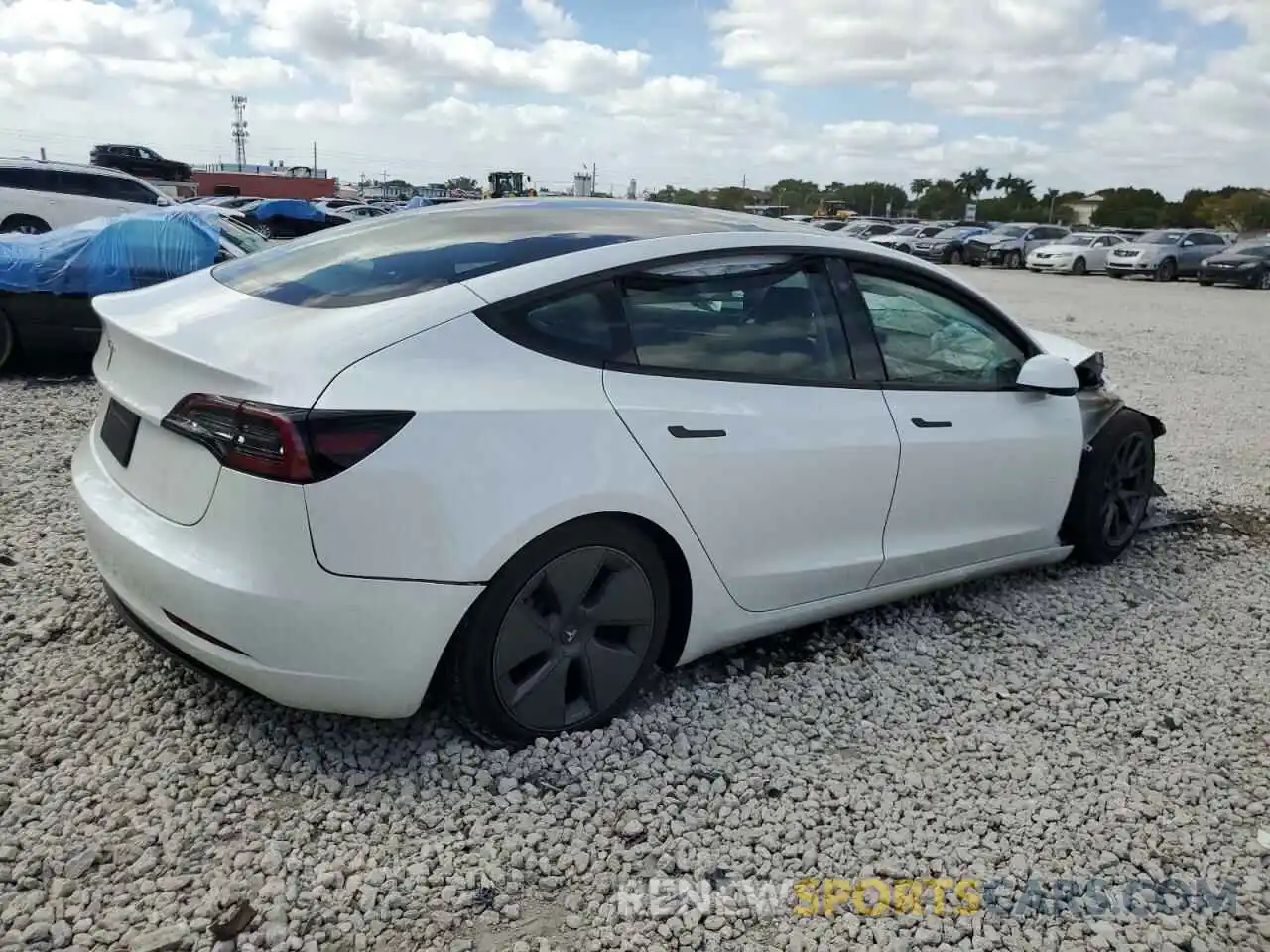 3 Photograph of a damaged car 5YJ3E1EA1PF558778 TESLA MODEL 3 2023