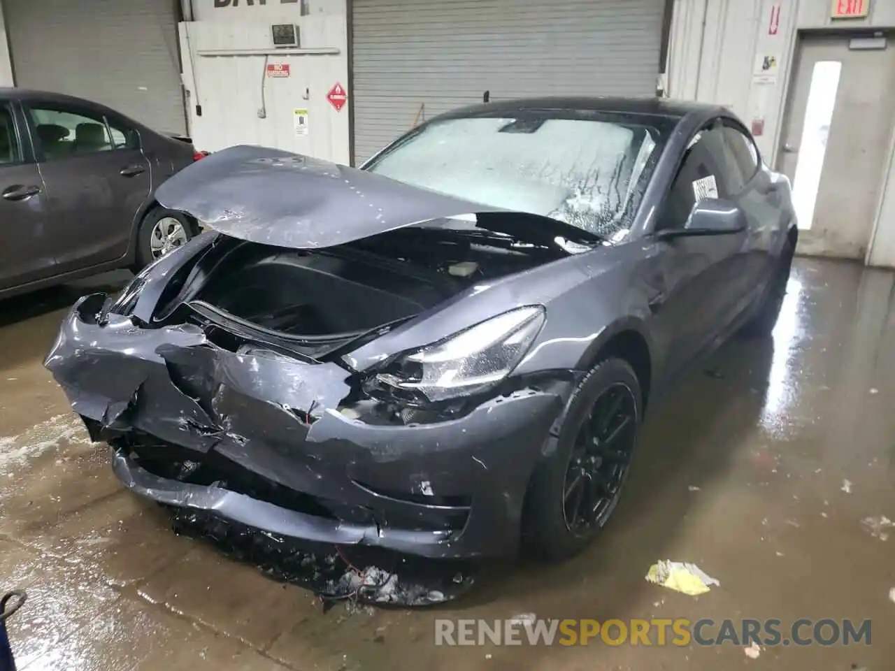 1 Photograph of a damaged car 5YJ3E1EA1PF666480 TESLA MODEL 3 2023