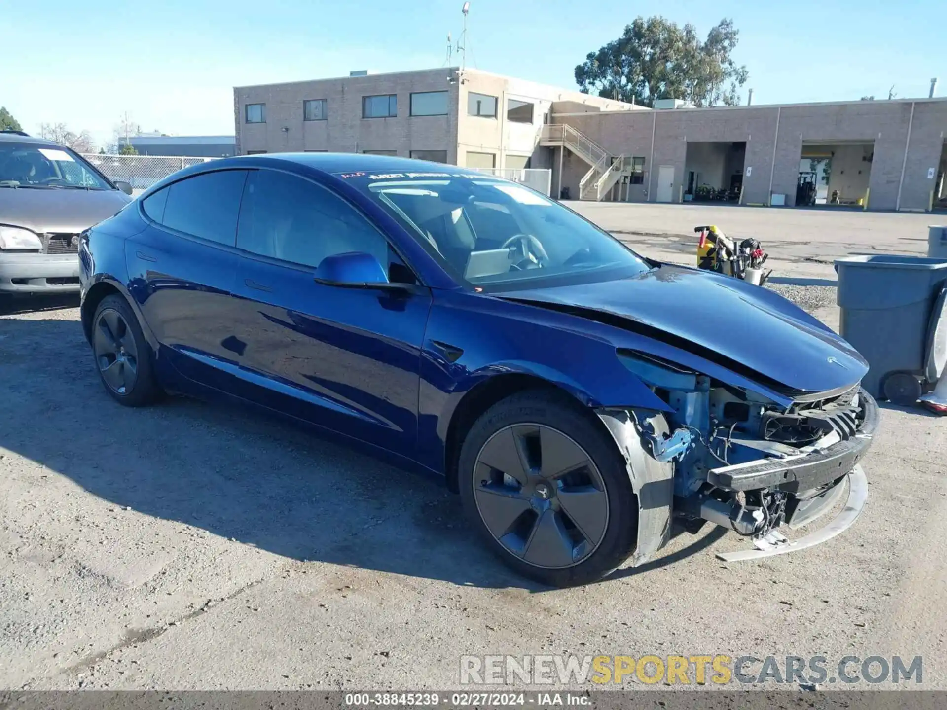 1 Photograph of a damaged car 5YJ3E1EA2PF385112 TESLA MODEL 3 2023