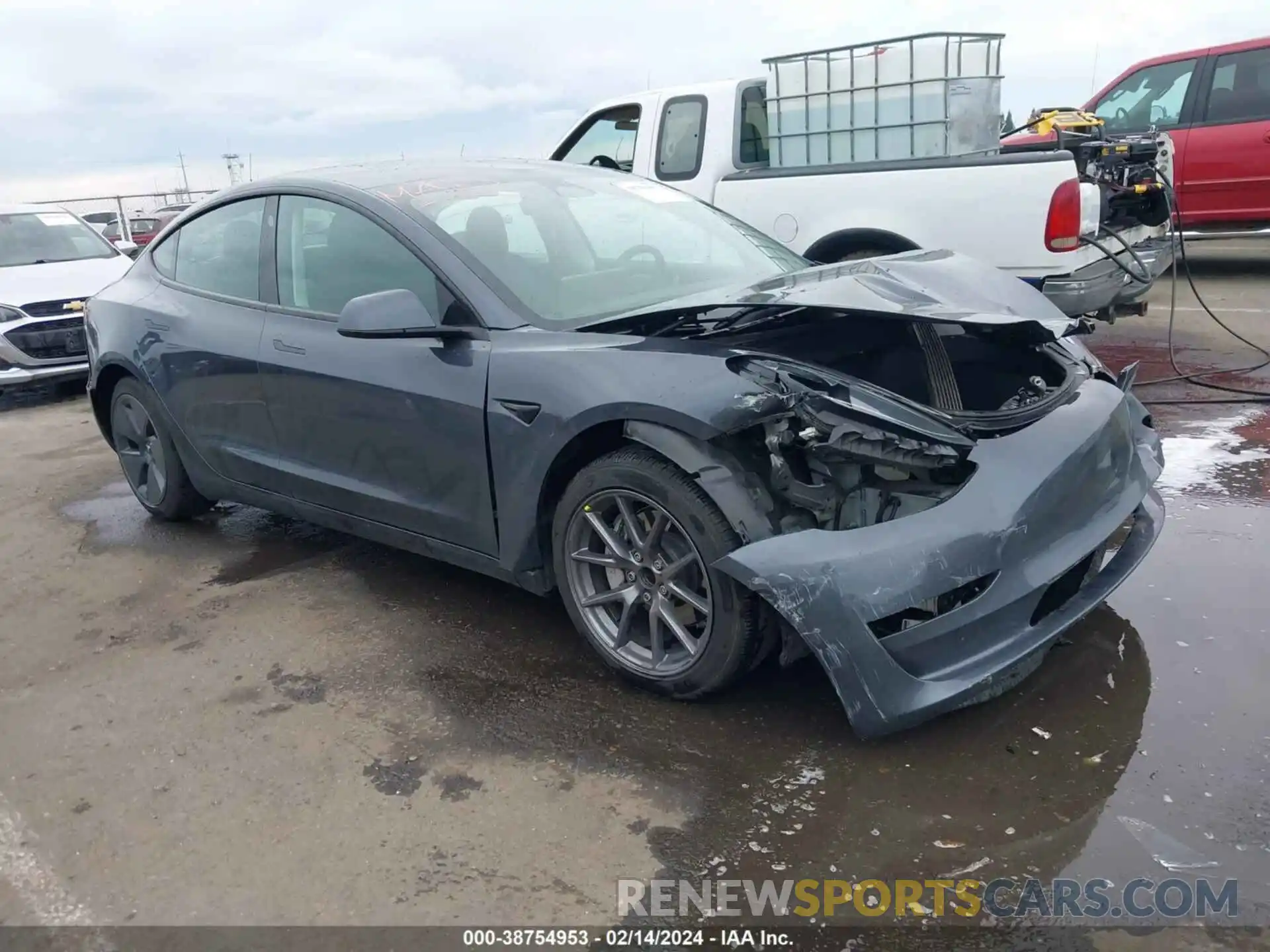 1 Photograph of a damaged car 5YJ3E1EA2PF398118 TESLA MODEL 3 2023