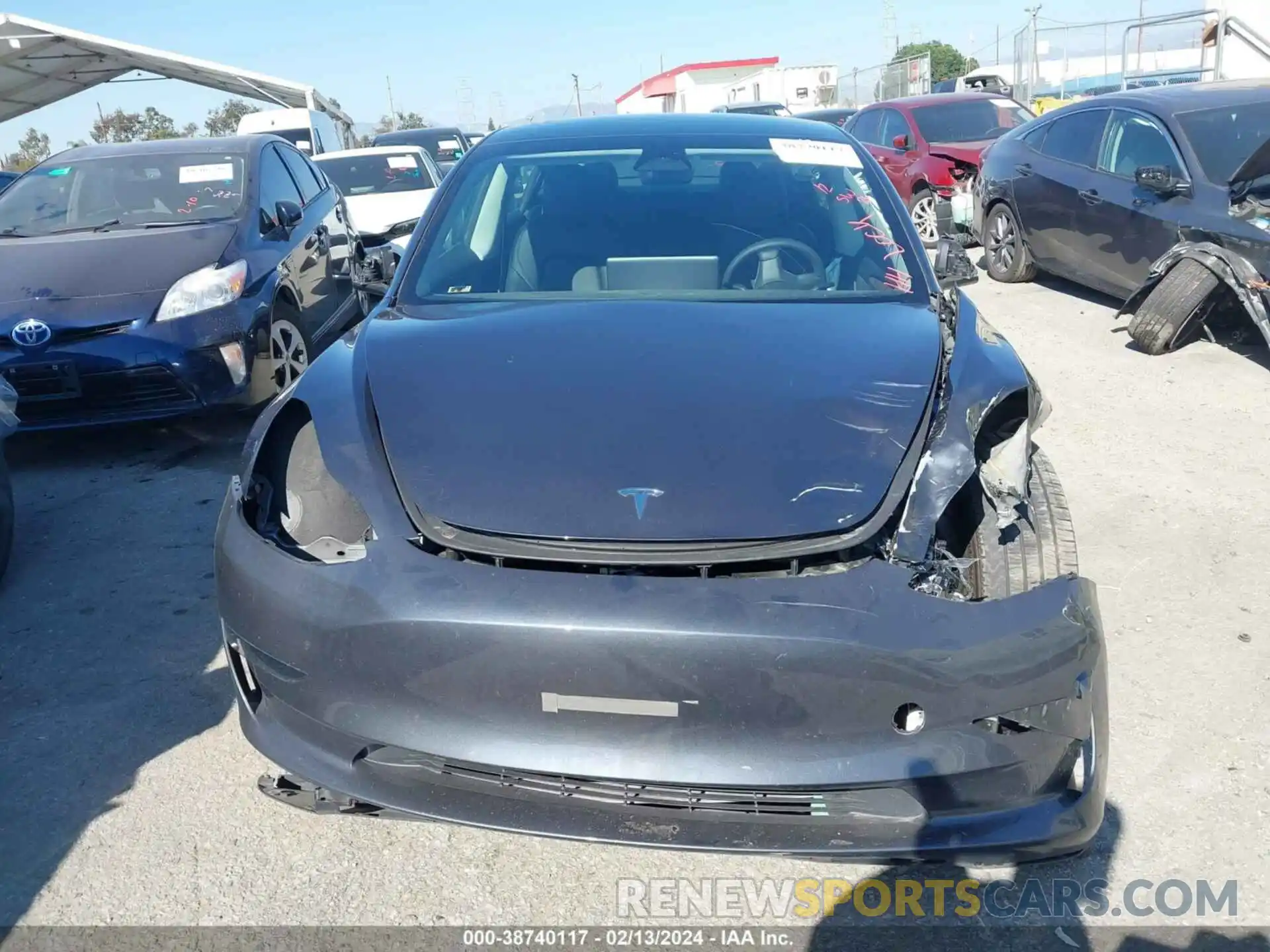 13 Photograph of a damaged car 5YJ3E1EA2PF412552 TESLA MODEL 3 2023