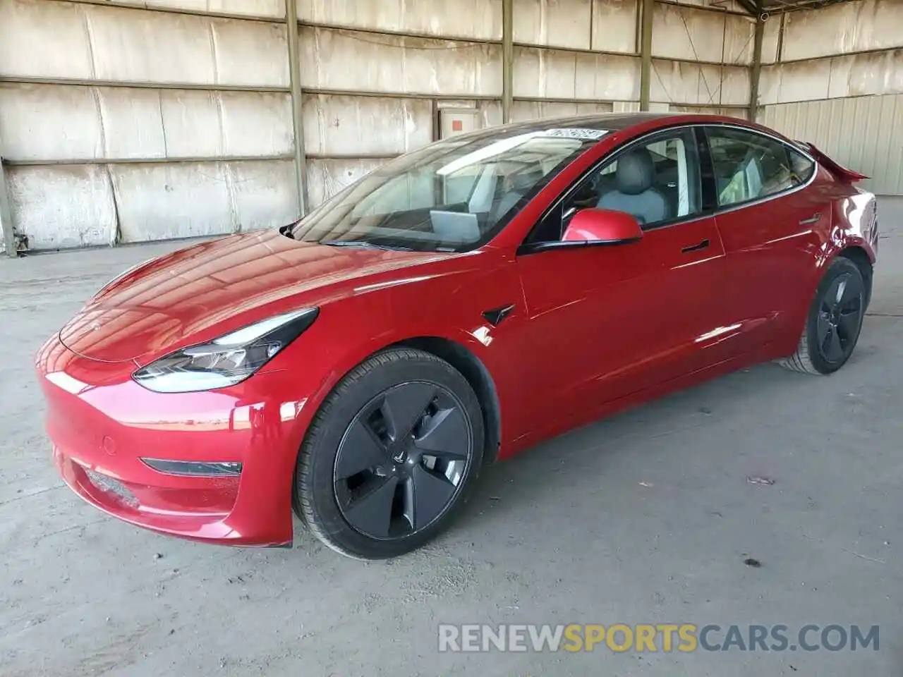 1 Photograph of a damaged car 5YJ3E1EA2PF453697 TESLA MODEL 3 2023