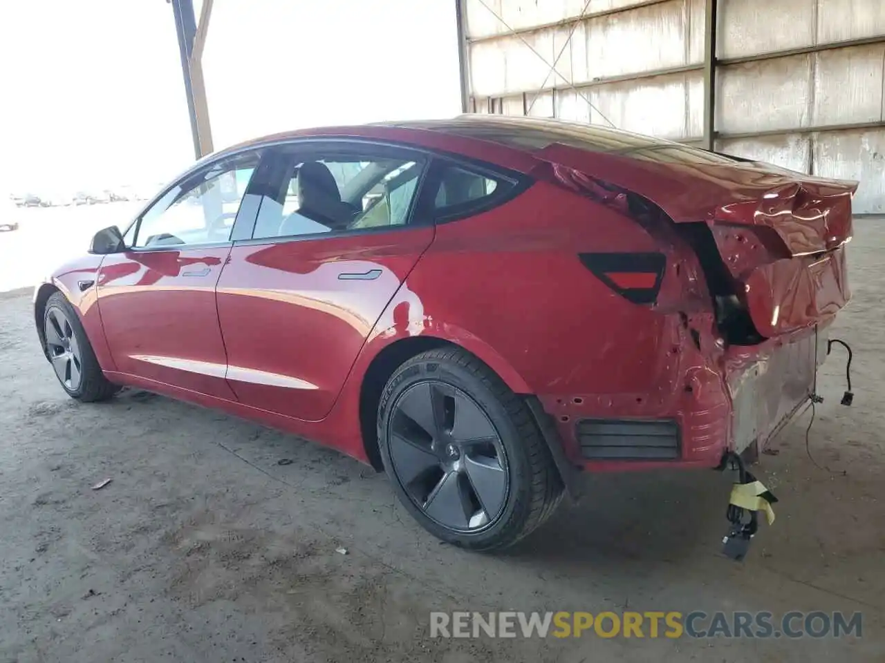 2 Photograph of a damaged car 5YJ3E1EA2PF453697 TESLA MODEL 3 2023