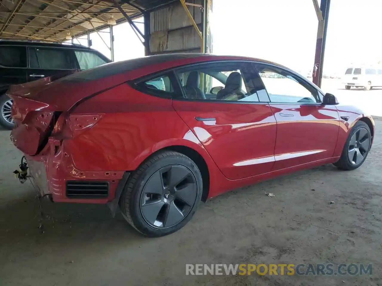 3 Photograph of a damaged car 5YJ3E1EA2PF453697 TESLA MODEL 3 2023