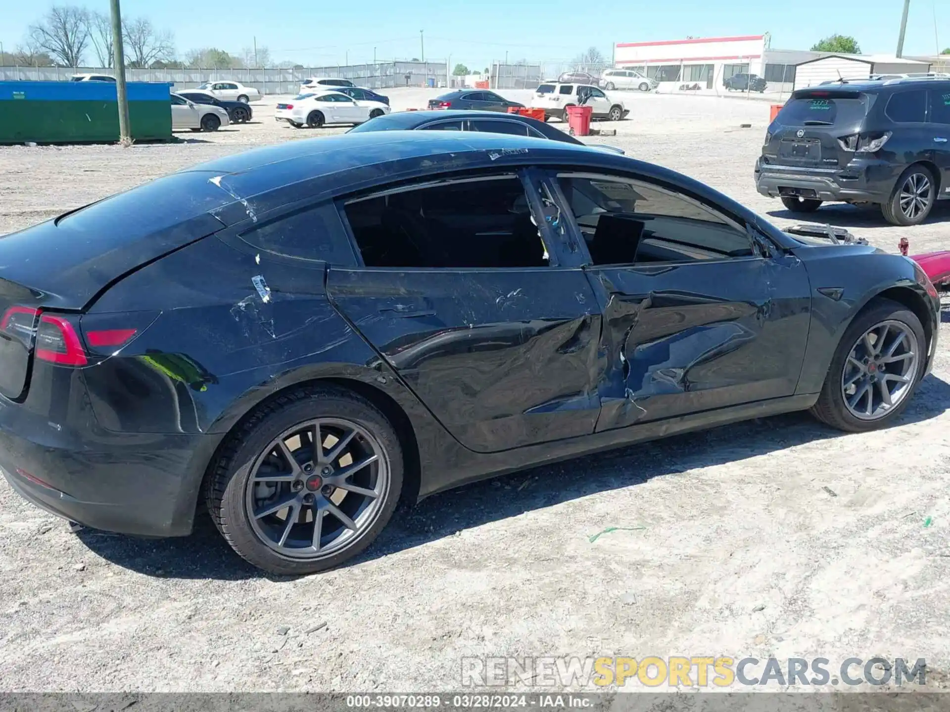 6 Photograph of a damaged car 5YJ3E1EA2PF556053 TESLA MODEL 3 2023