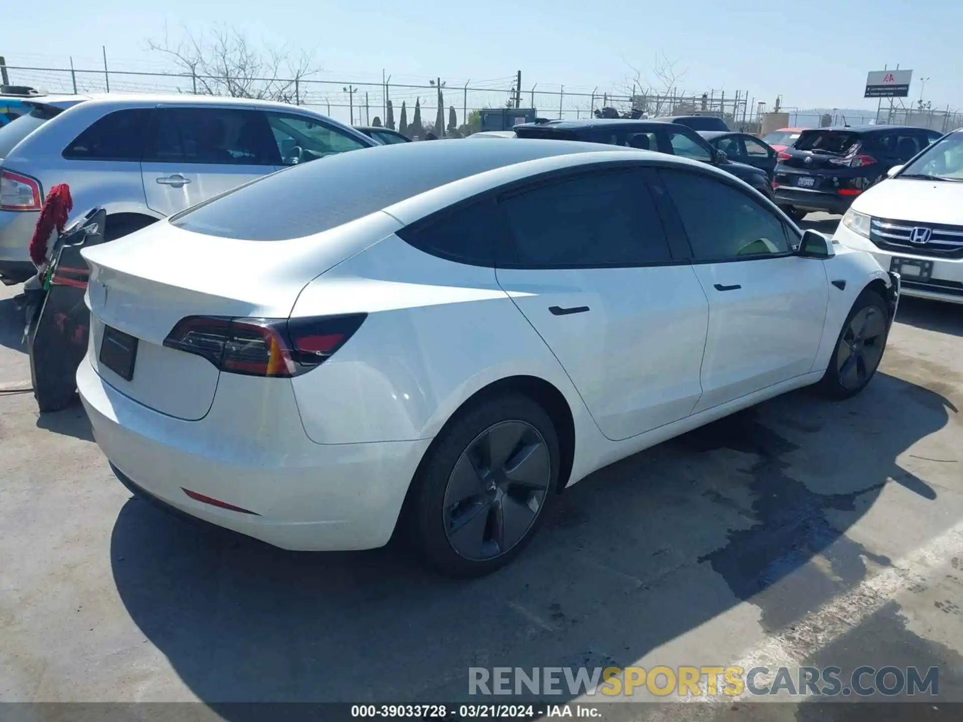 4 Photograph of a damaged car 5YJ3E1EA2PF557428 TESLA MODEL 3 2023