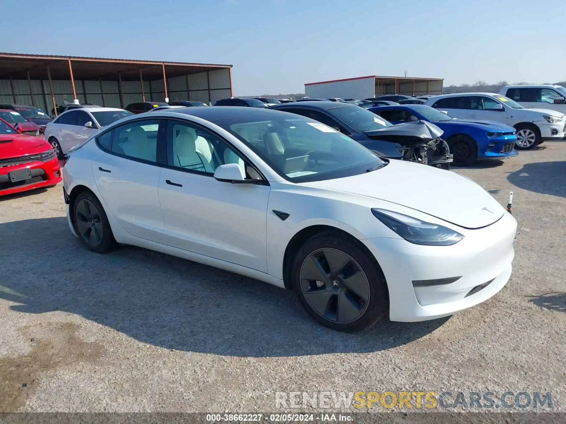 1 Фотография поврежденного автомобиля 5YJ3E1EA2PF563391 TESLA MODEL 3 2023