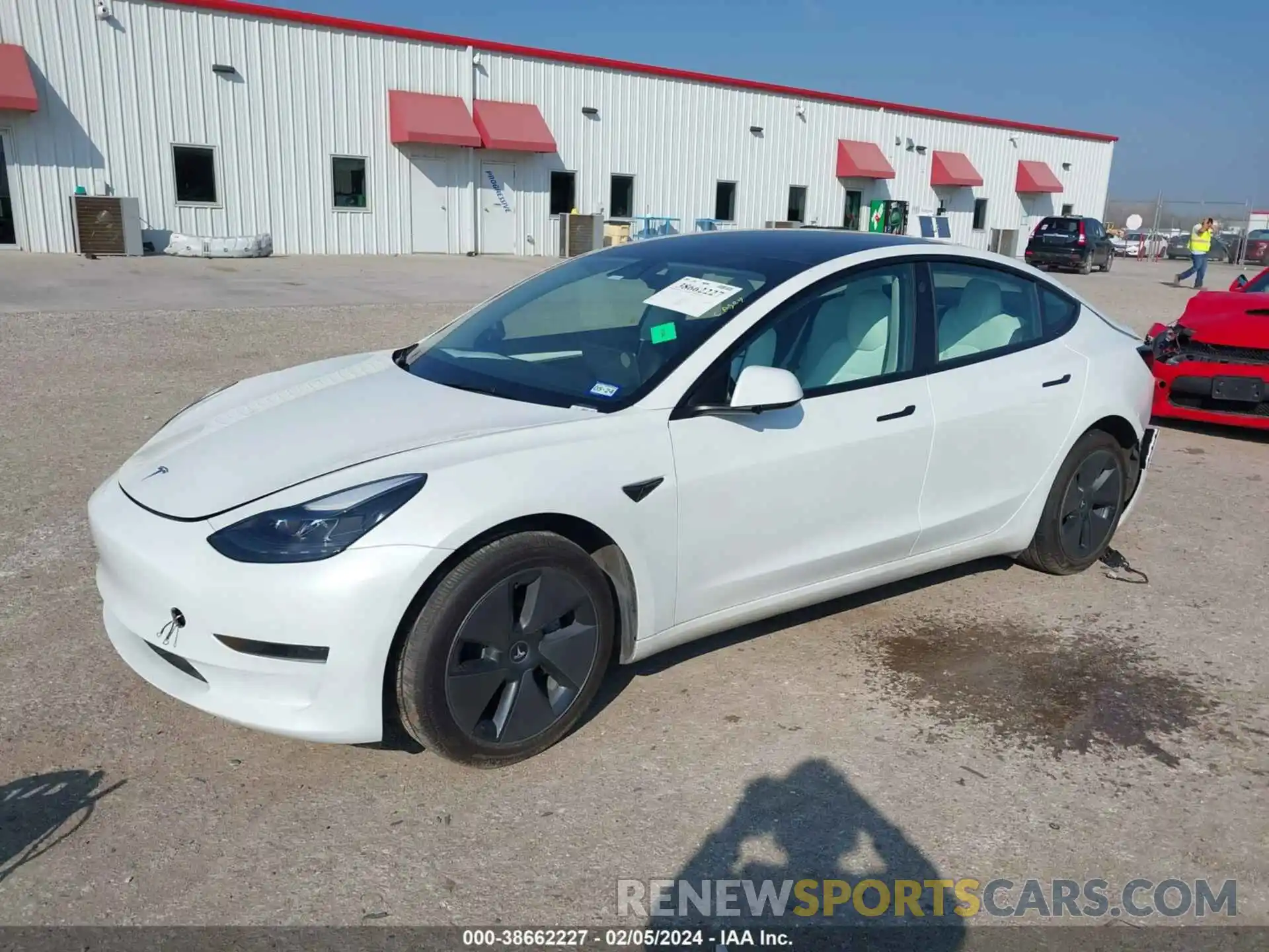 2 Фотография поврежденного автомобиля 5YJ3E1EA2PF563391 TESLA MODEL 3 2023