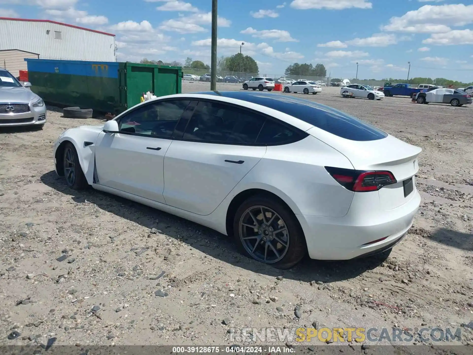 3 Photograph of a damaged car 5YJ3E1EA2PF569434 TESLA MODEL 3 2023