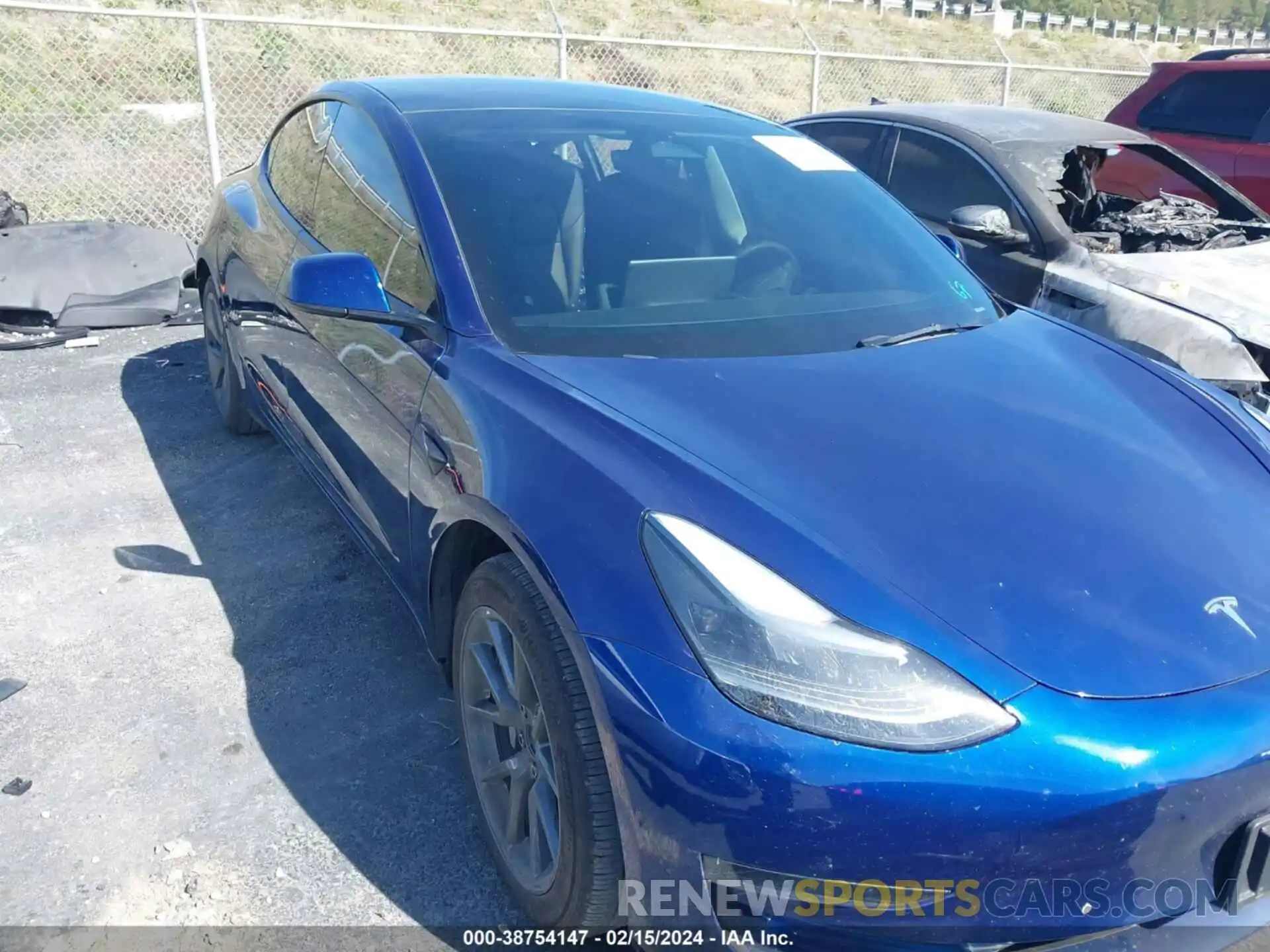 1 Photograph of a damaged car 5YJ3E1EA2PF640051 TESLA MODEL 3 2023