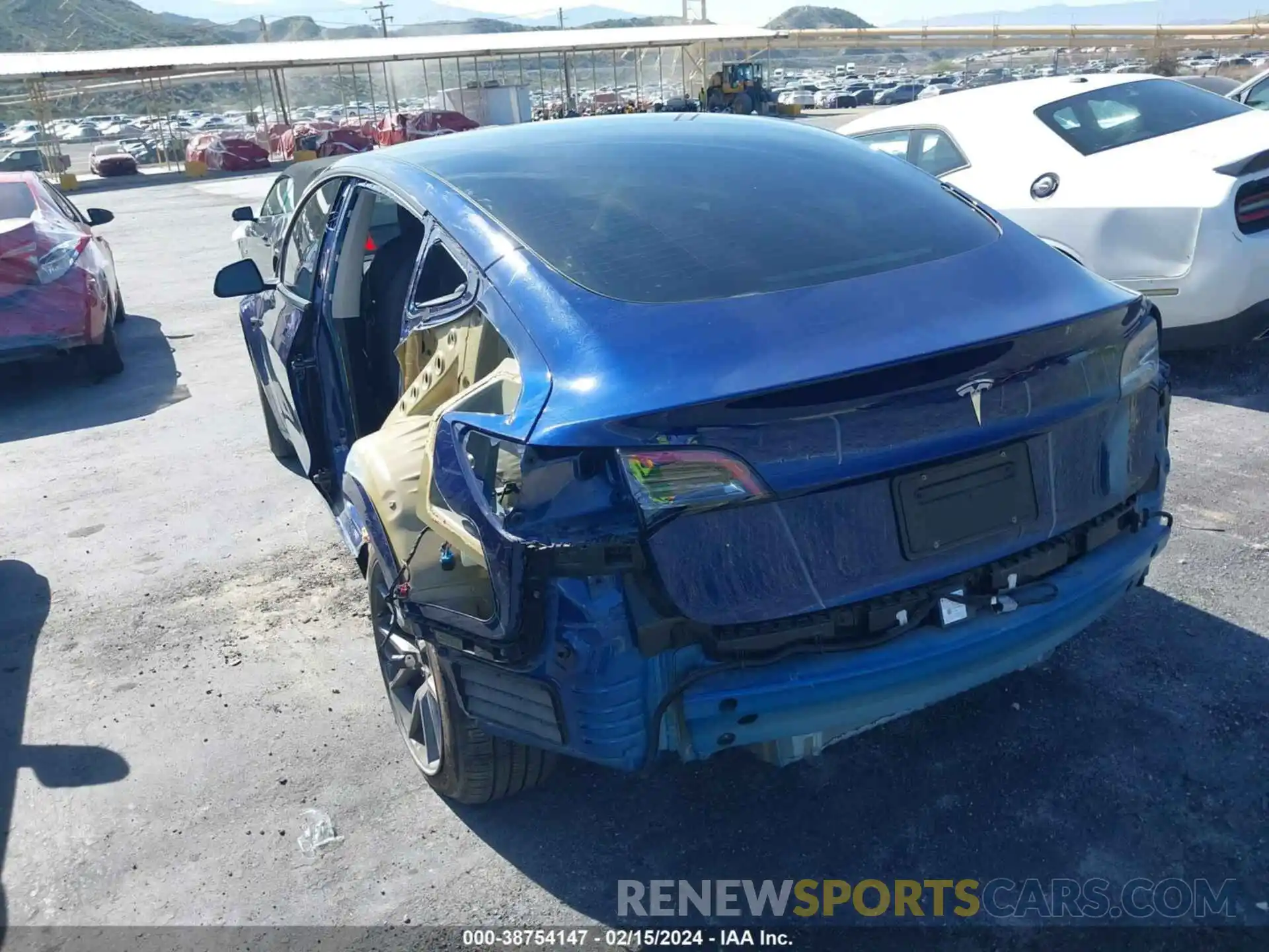 3 Photograph of a damaged car 5YJ3E1EA2PF640051 TESLA MODEL 3 2023