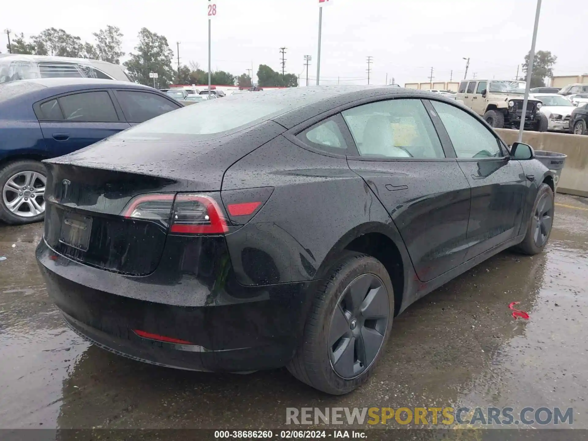 4 Photograph of a damaged car 5YJ3E1EA2PF655178 TESLA MODEL 3 2023