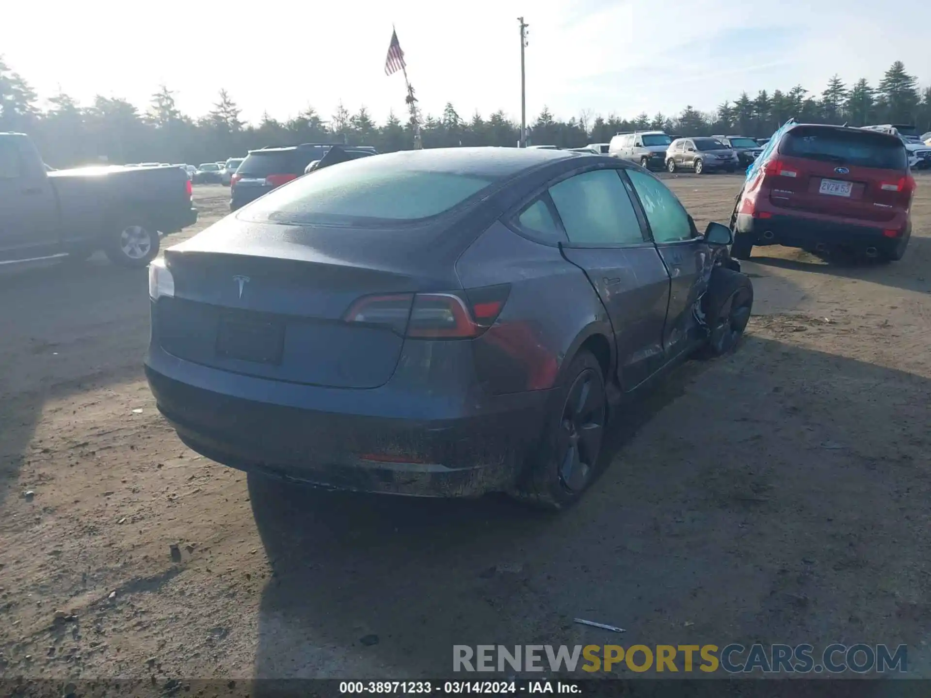 4 Фотография поврежденного автомобиля 5YJ3E1EA2PF684034 TESLA MODEL 3 2023