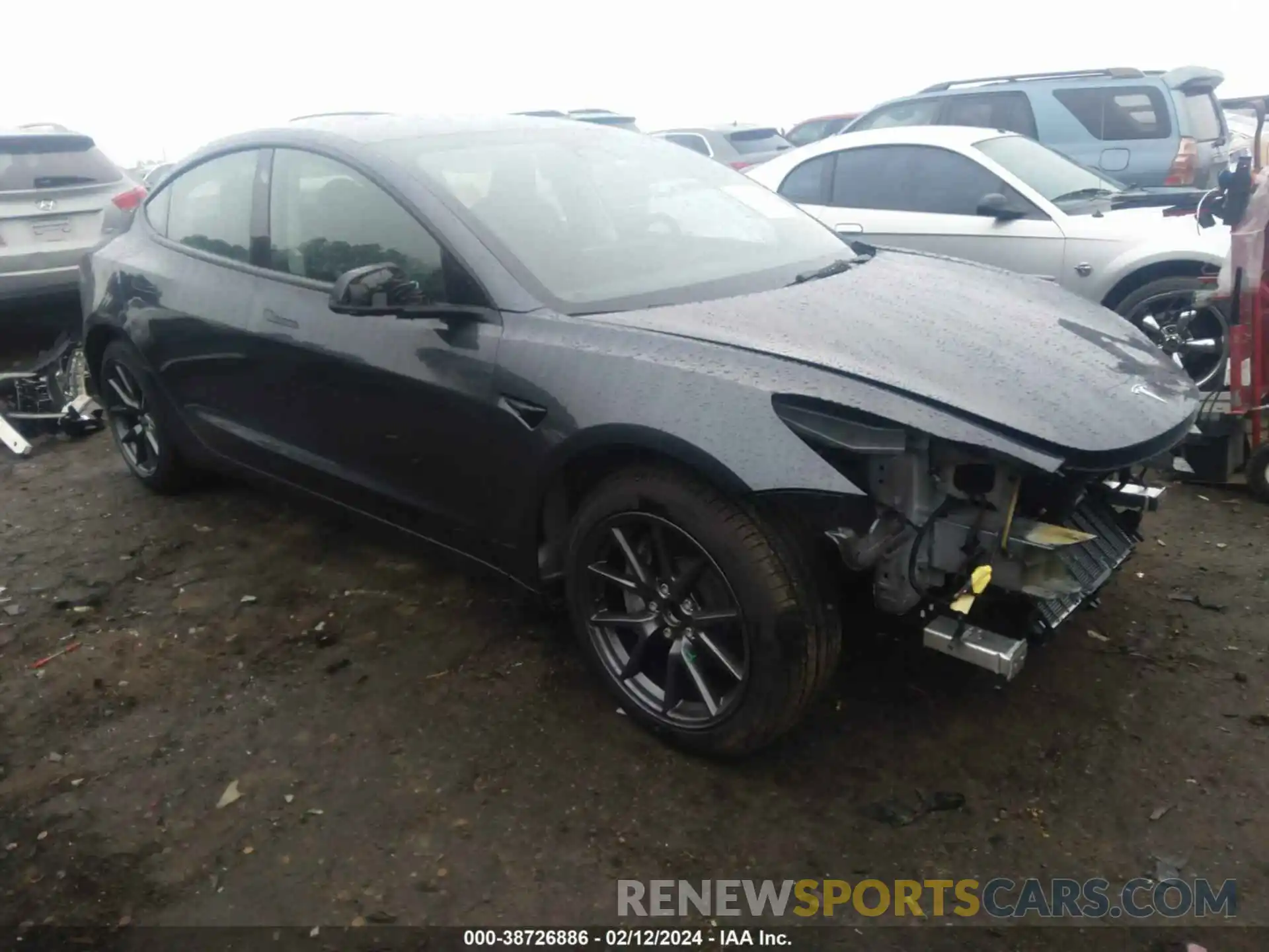 1 Photograph of a damaged car 5YJ3E1EA2PF685636 TESLA MODEL 3 2023