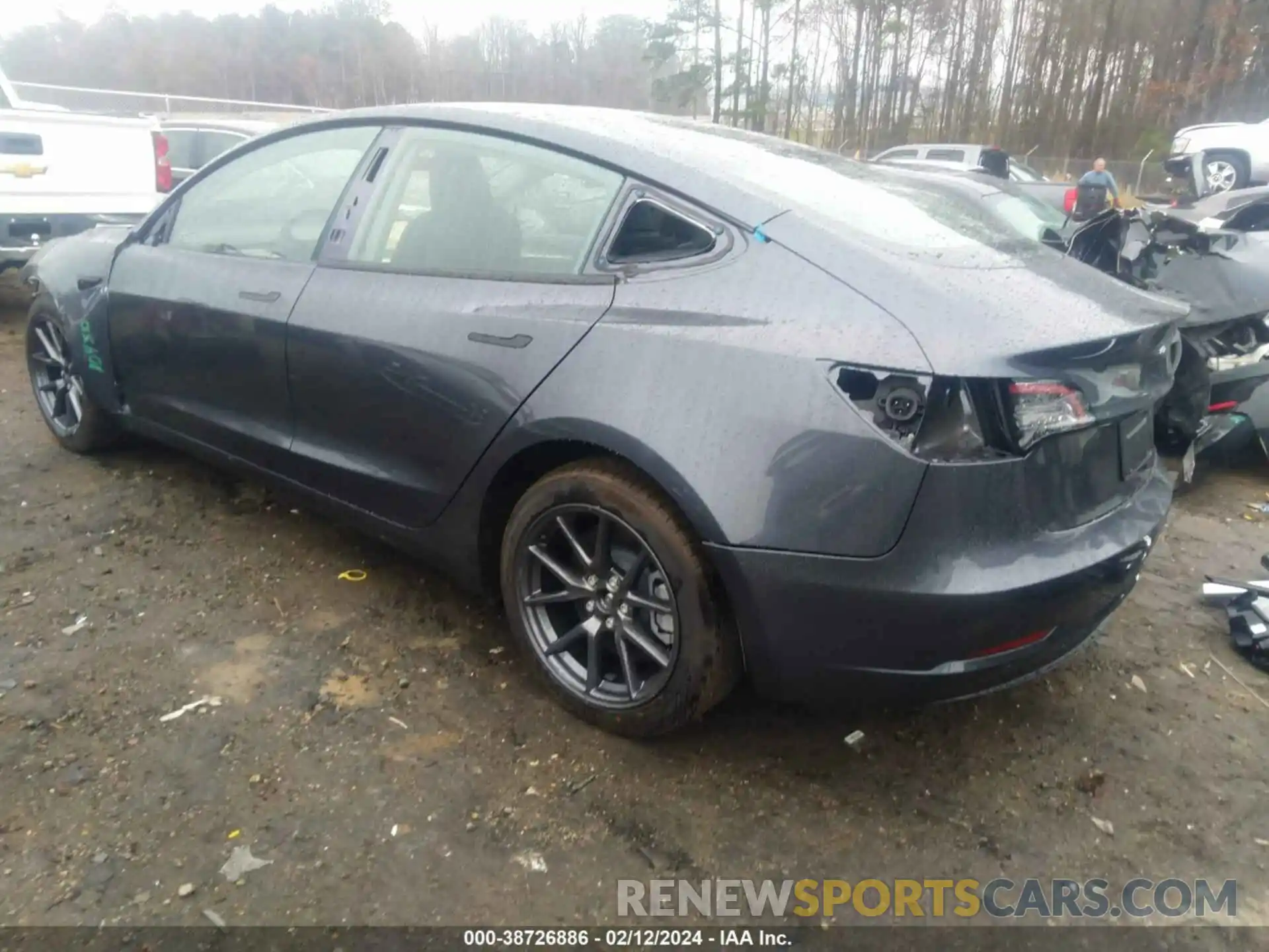 3 Photograph of a damaged car 5YJ3E1EA2PF685636 TESLA MODEL 3 2023