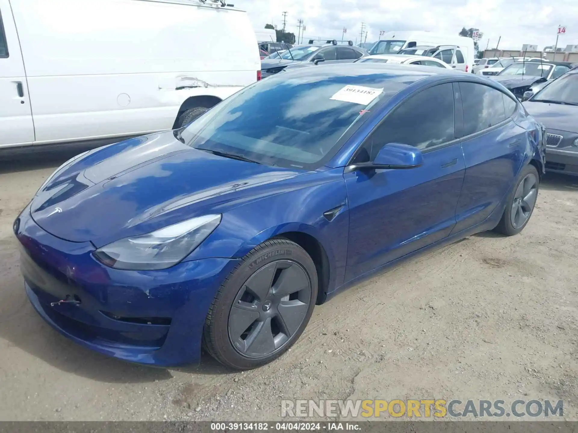 2 Photograph of a damaged car 5YJ3E1EA3PF420790 TESLA MODEL 3 2023