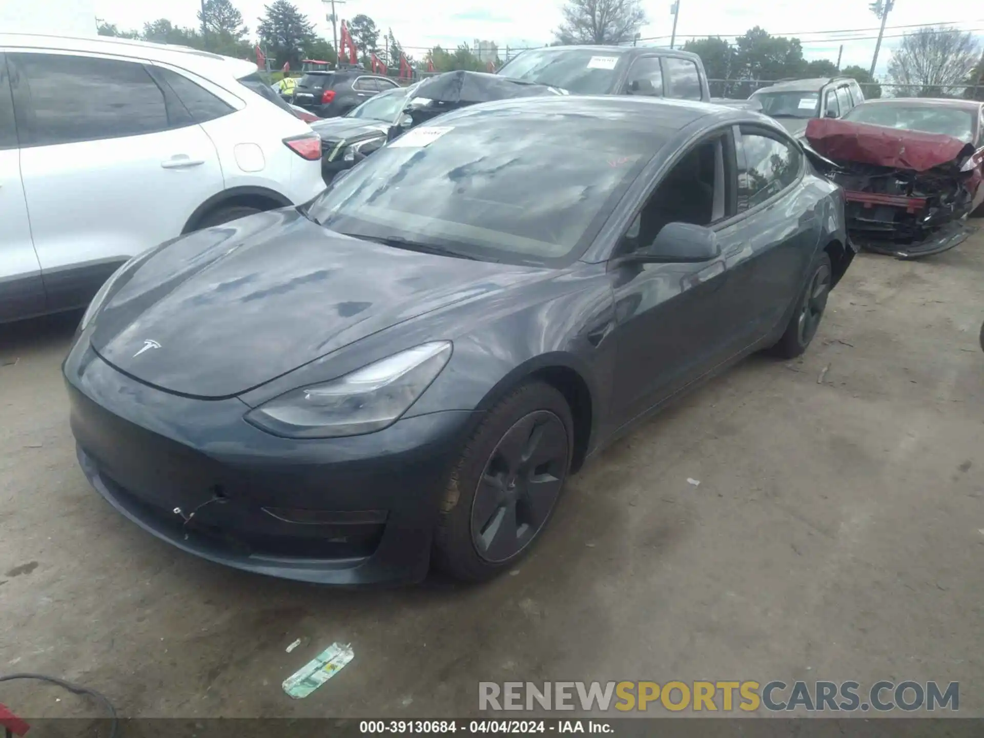 2 Photograph of a damaged car 5YJ3E1EA3PF436679 TESLA MODEL 3 2023