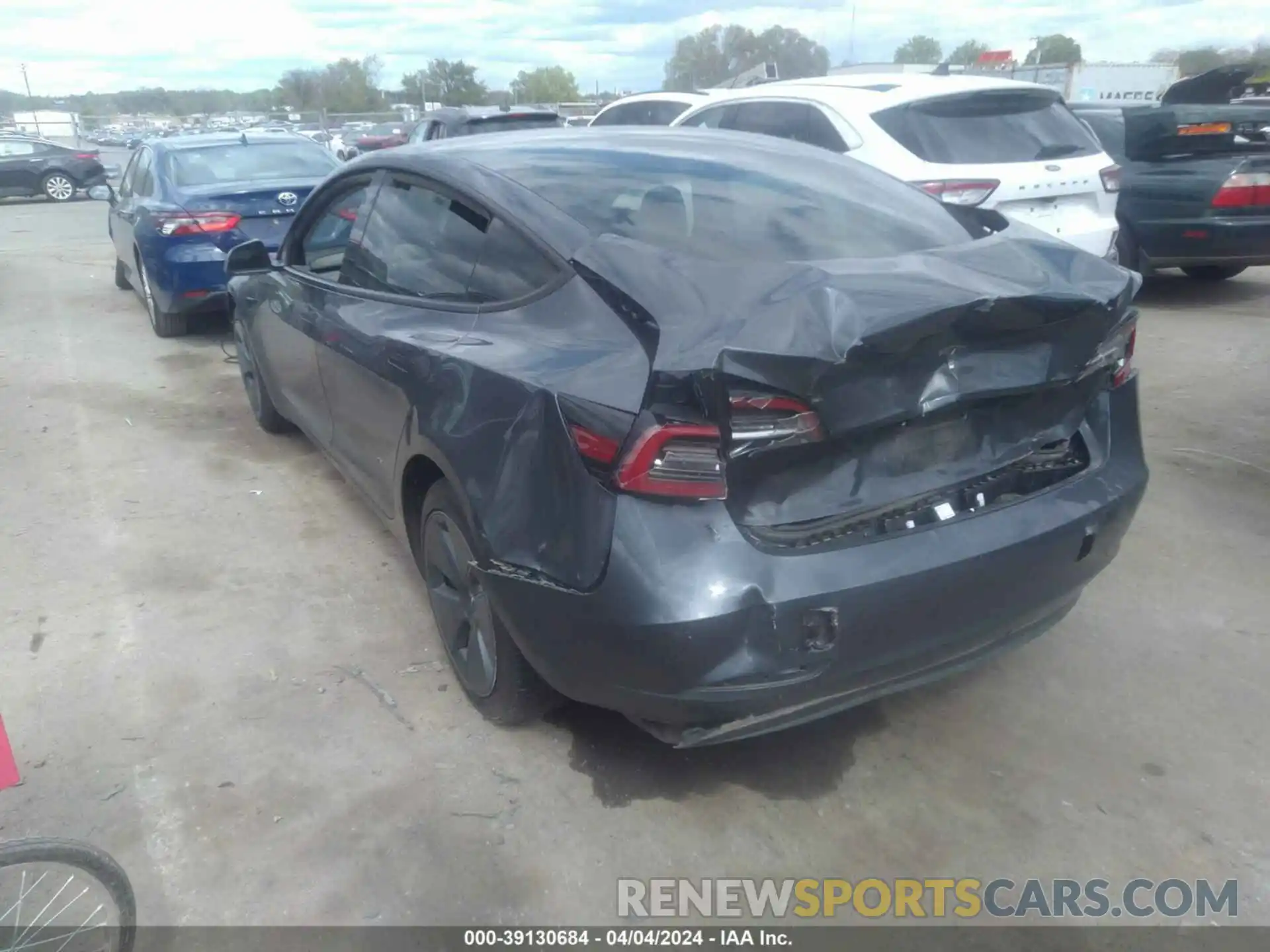 3 Photograph of a damaged car 5YJ3E1EA3PF436679 TESLA MODEL 3 2023