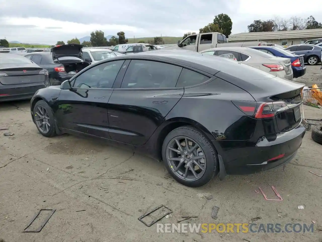 2 Photograph of a damaged car 5YJ3E1EA3PF507279 TESLA MODEL 3 2023