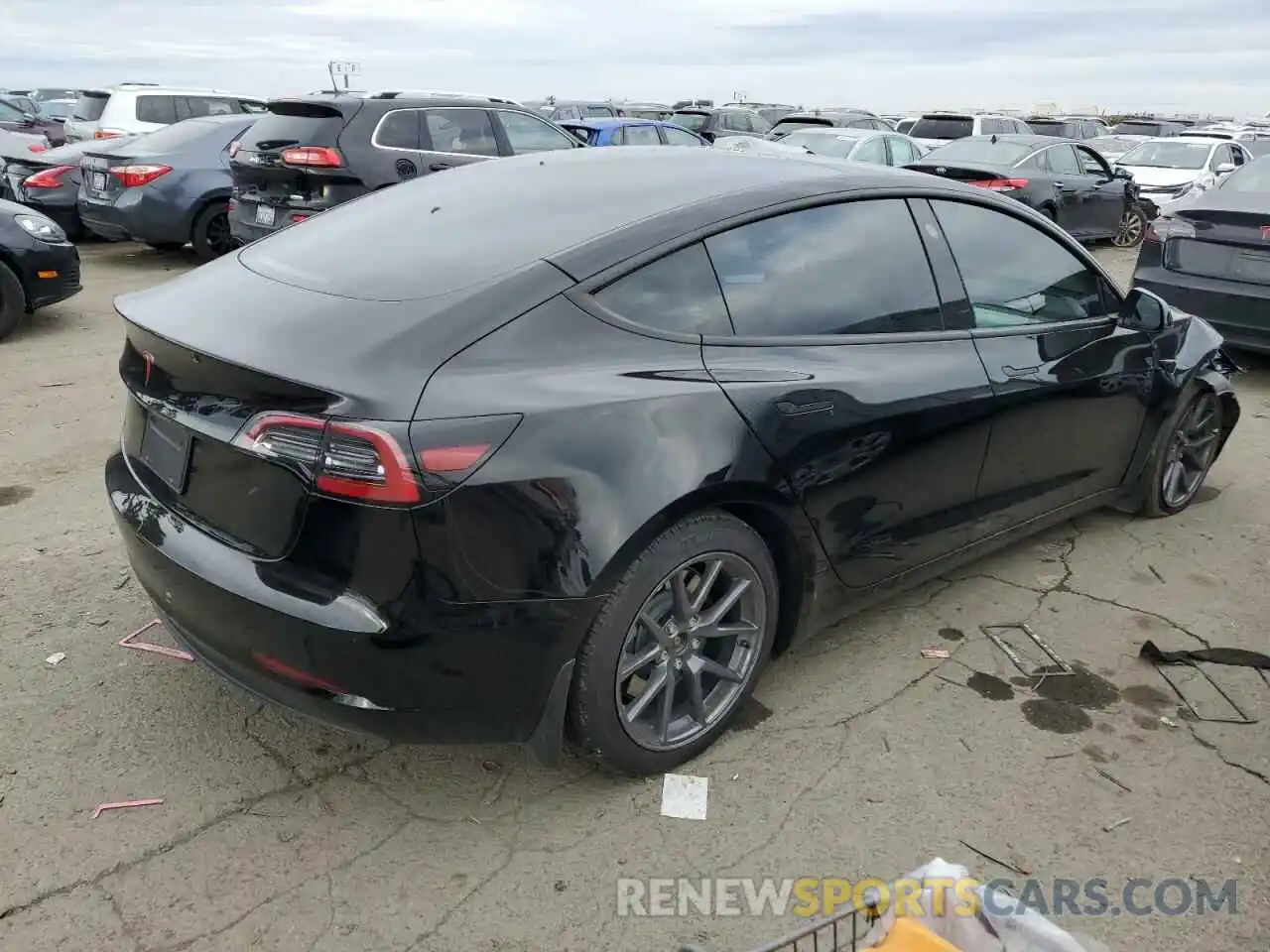 3 Photograph of a damaged car 5YJ3E1EA3PF507279 TESLA MODEL 3 2023