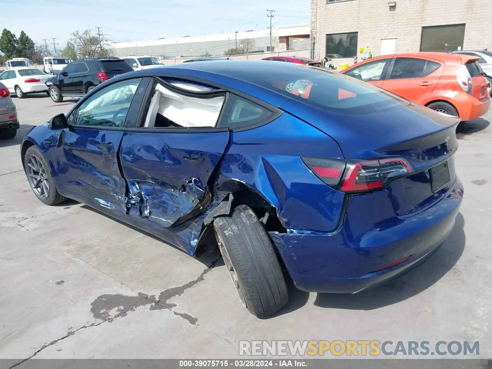 3 Photograph of a damaged car 5YJ3E1EA3PF607933 TESLA MODEL 3 2023