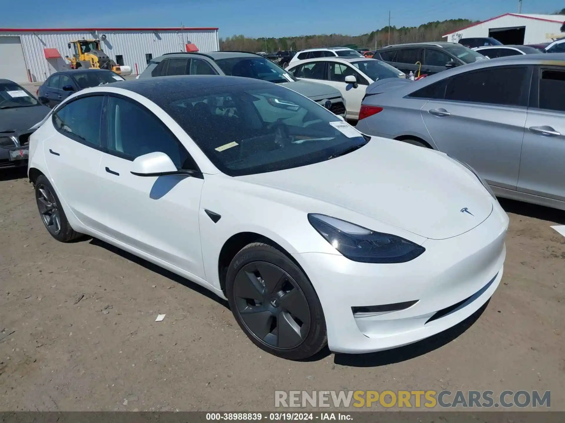 1 Фотография поврежденного автомобиля 5YJ3E1EA3PF657165 TESLA MODEL 3 2023