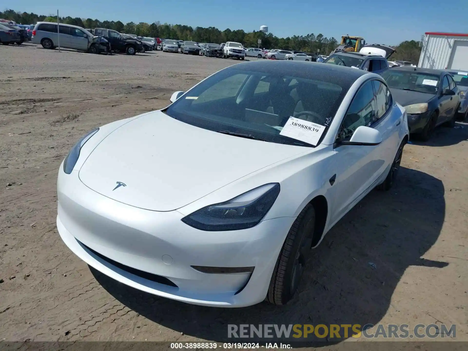 2 Фотография поврежденного автомобиля 5YJ3E1EA3PF657165 TESLA MODEL 3 2023