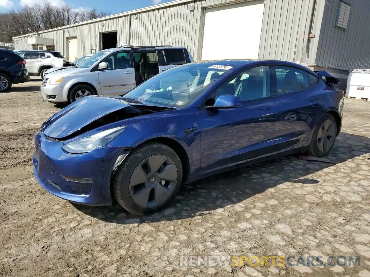 1 Photograph of a damaged car 5YJ3E1EA3PF705229 TESLA MODEL 3 2023