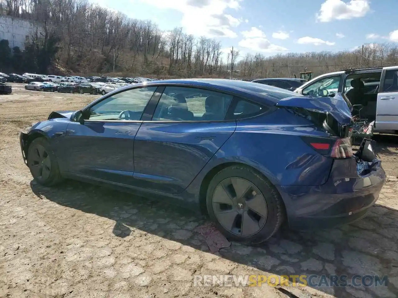 2 Photograph of a damaged car 5YJ3E1EA3PF705229 TESLA MODEL 3 2023