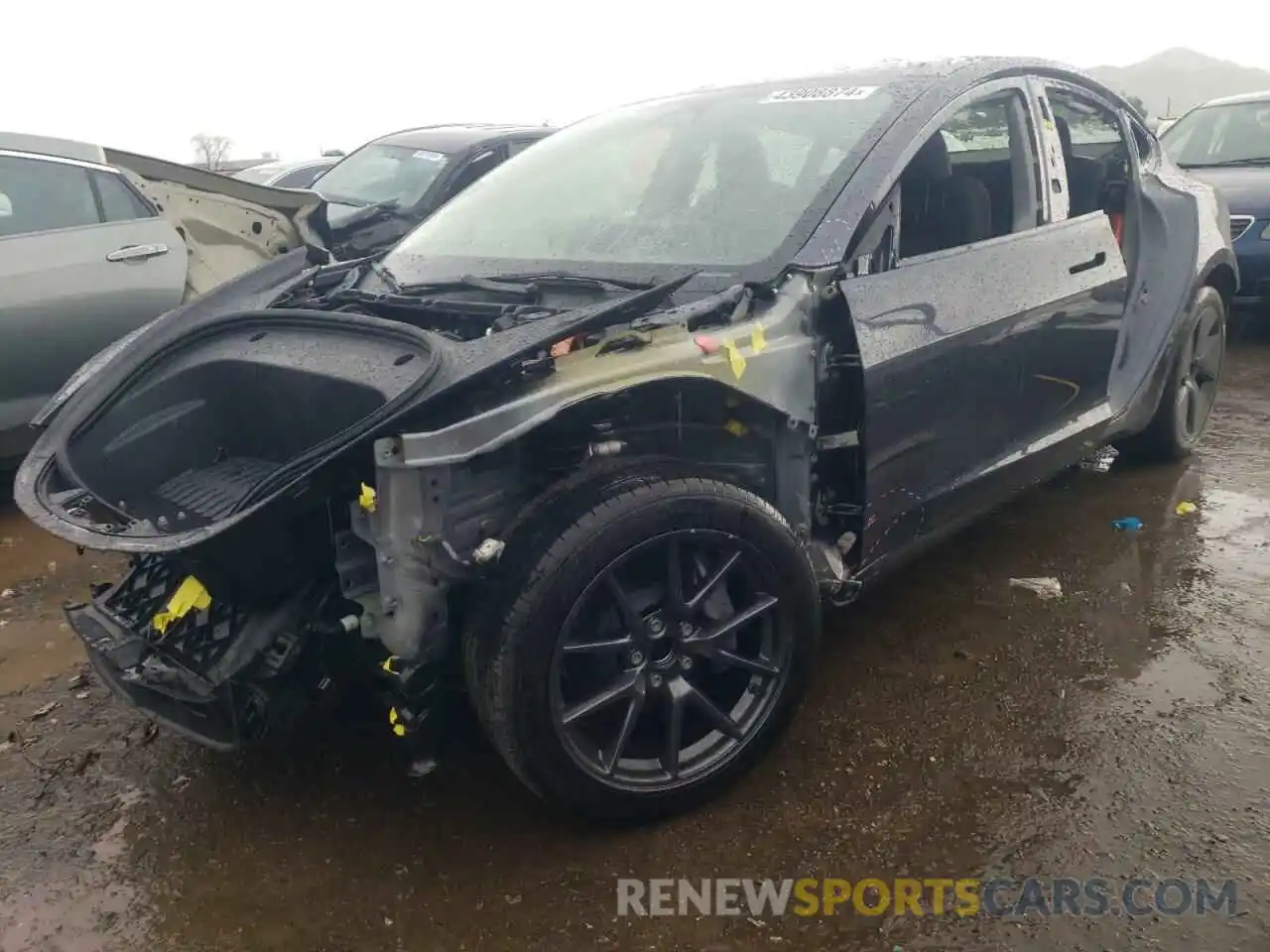 1 Photograph of a damaged car 5YJ3E1EA3PF711984 TESLA MODEL 3 2023