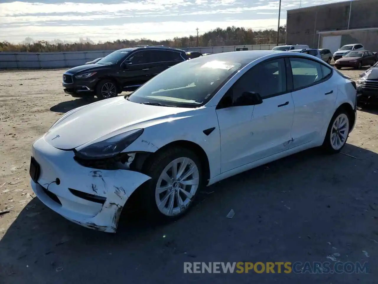 1 Photograph of a damaged car 5YJ3E1EA4PF435833 TESLA MODEL 3 2023