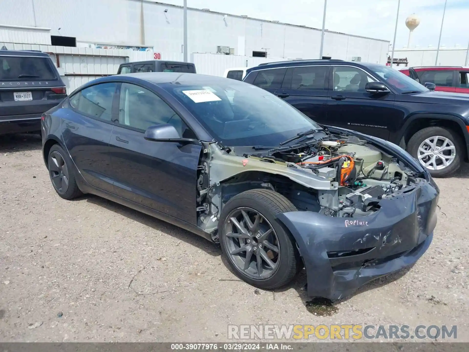 1 Photograph of a damaged car 5YJ3E1EA4PF436707 TESLA MODEL 3 2023